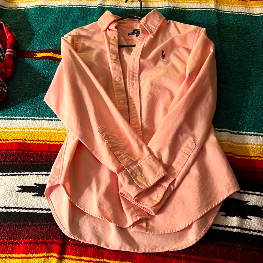 EUC RL classic fit button down polo